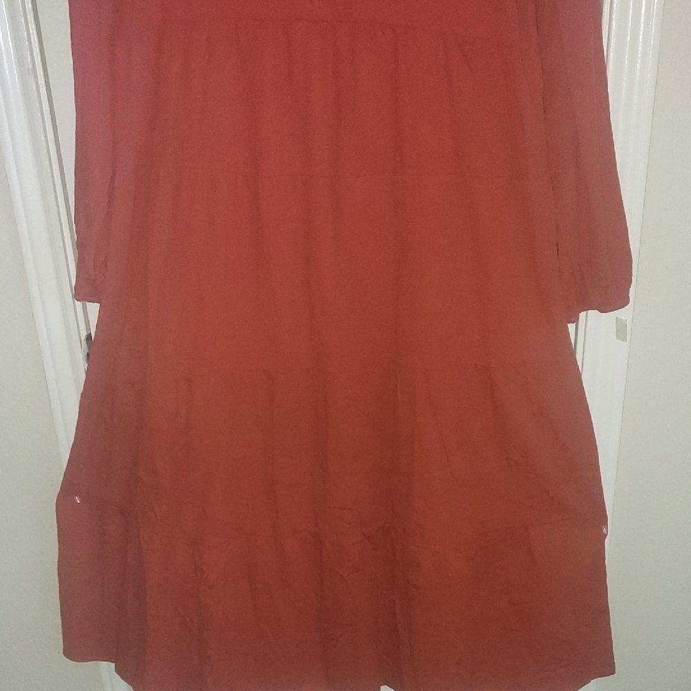Umgee Tiered Ruffle Dress - Picture 7 of 10